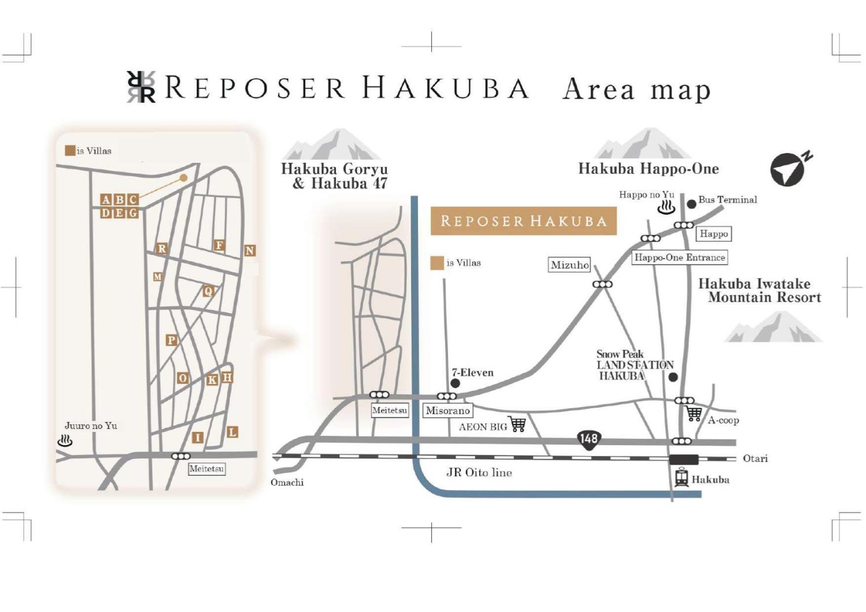 Reposer Hakuba Luaran gambar